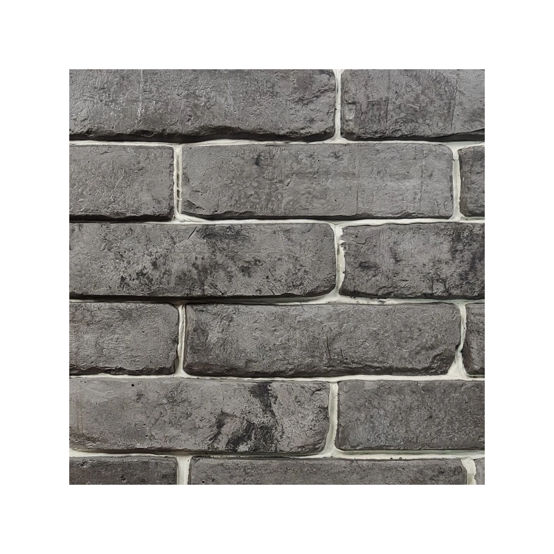 Cegła dekoracyjna grafit mocny przepalony, wzornik kolorów. płytki ceglane od Petraart.