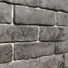 Cegła dekoracyjna grafit mocny przepalony, wzornik. płytki gipsowe od Petraart.