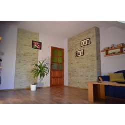 Płytki szare celtyckie imitacja kamienia. Pokój