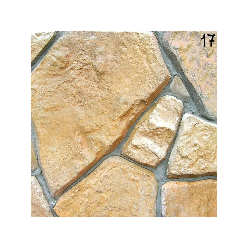 Wzornik kolorów. Kamień naturalny słoneczny żółcień.