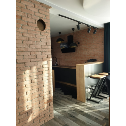 Cegła ozdobna w stylu loft. Kolor: Beżowy. Płytki od firmy Petraart.