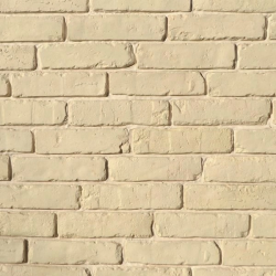 Wzornik kolorów cegły dekoracyjnej, ozdobnej. Kolor: Beżowy.