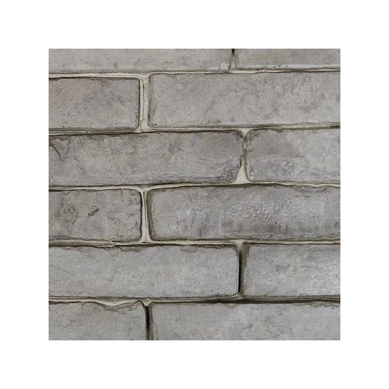 Wzornik cegły dekoracyjnej. Kolor: Grafit.