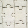 Puzzle gipsowe białe