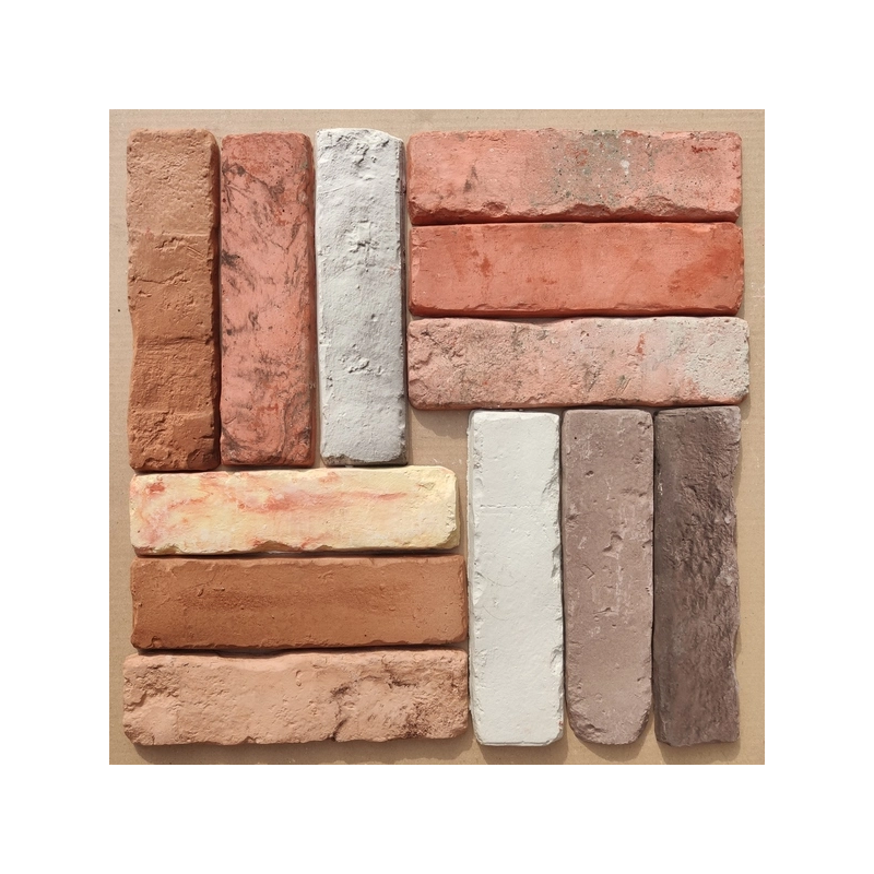 Wzornik kolorów cegły dekoracyjnej od Firmy Petraart.