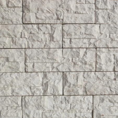 Kamień dekoracyjny gipsowy, Kolor biały od firmy Petraart