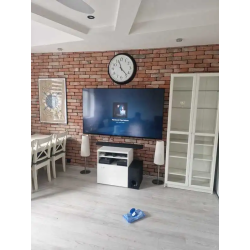 Cegła ozdobna czeladzka od Petraart. Pokój dzienny w stylu loft.