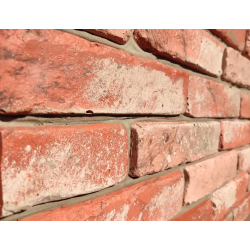 Cegła czeladzka retro, zwornik kolorów widok pod kątem.