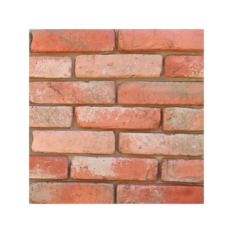 Cegła czeladzka retro. wzornik kolorów. Szara fuga.