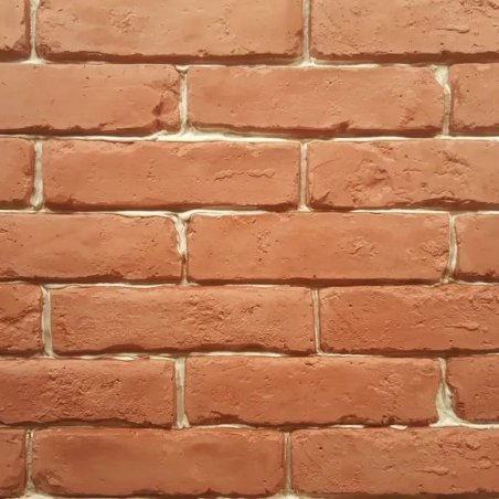 Cegła dekoracyjna kolor brąz cieniowany brązem, wzornik od petraart